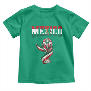Mexico National Soccer Lover Toddler T Shirt Proud Mexican Fan Gift TS12 Irish Green Print Your Wear