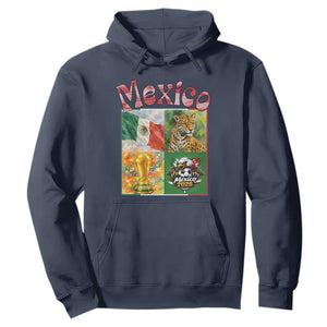 Mexico National Soccer Lover Hoodie Patriotic Mexican Fan Gift TS12 Navy Print Your Wear