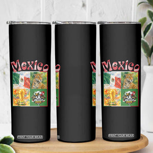 Mexico National Soccer Lover Skinny Tumbler Patriotic Mexican Fan Gift TS12 Print Your Wear