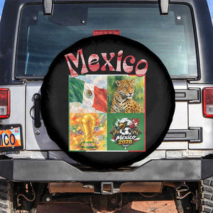 Mexico National Soccer Lover Spare Tire Cover Patriotic Mexican Fan Gift TS12 No hole Black Print Your Wear