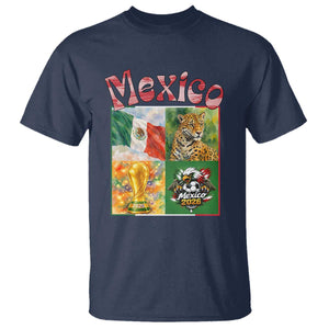 Mexico National Soccer Lover T Shirt Patriotic Mexican Fan Gift TS12 Navy Print Your Wear