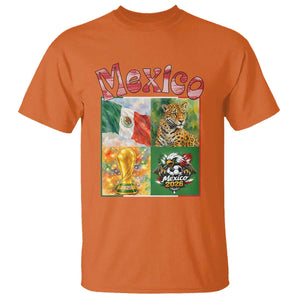Mexico National Soccer Lover T Shirt Patriotic Mexican Fan Gift TS12 Orange Print Your Wear