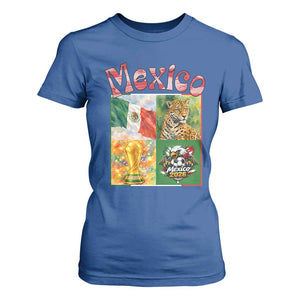 Mexico National Soccer Lover T Shirt For Women Patriotic Mexican Fan Gift TS12 Royal Blue Print Your Wear