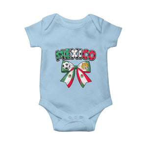 Mexico National Soccer Lover Baby Onesie Soccer Pride Fan Gift TS12 Light Blue Print Your Wear