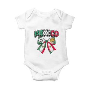 Mexico National Soccer Lover Baby Onesie Soccer Pride Fan Gift TS12 White Print Your Wear