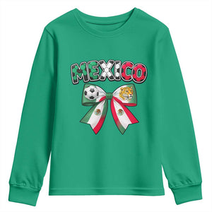 Mexico National Soccer Lover Youth Sweatshirt Soccer Pride Fan Gift TS12 Irish Green Print Your Wear