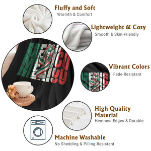 Mexico National Soccer Lover World Throw Blanket Football Fan Gift TS12 Print Your Wear