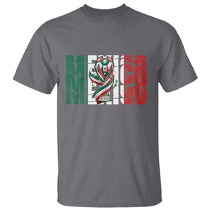 Mexico National Soccer Lover World T Shirt Football Fan Gift TS12 Charcoal Print Your Wear