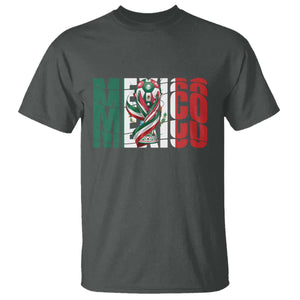 Mexico National Soccer Lover World T Shirt Football Fan Gift TS12 Dark Heather Print Your Wear
