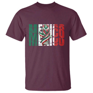 Mexico National Soccer Lover World T Shirt Football Fan Gift TS12 Maroon Print Your Wear