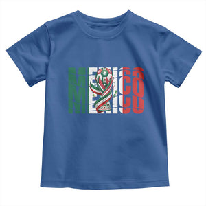 Mexico National Soccer Lover World Toddler T Shirt Football Fan Gift TS12 Royal Blue Print Your Wear