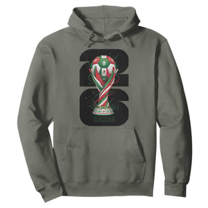 Proud Mexico National Soccer Lover Fan Gift Hoodie TS12 Military Green Print Your Wear