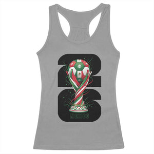 Proud Mexico National Soccer Lover Fan Gift Racerback Tank Top TS12 Sport Gray Print Your Wear