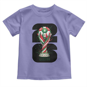 Proud Mexico National Soccer Lover Fan Gift Toddler T Shirt TS12 Violet Print Your Wear