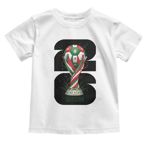 Proud Mexico National Soccer Lover Fan Gift Toddler T Shirt TS12 White Print Your Wear