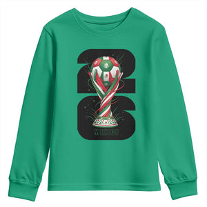 Proud Mexico National Soccer Lover Fan Gift Youth Sweatshirt TS12 Irish Green Print Your Wear