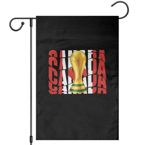 Proud Canada National Soccer Lover Fan Gift Garden Flag TS12 Black Print Your Wear