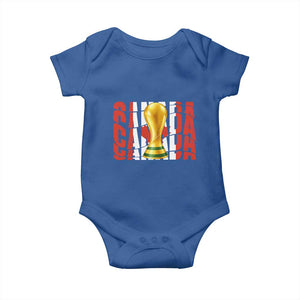 Proud Canada National Soccer Lover Fan Gift Baby Onesie TS12 Royal Blue Print Your Wear