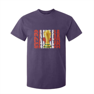 Proud Canada National Soccer Lover Fan Gift T Shirt For Kid TS12 Purple Print Your Wear