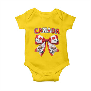 Proud Canadian National Soccer Lover Baby Onesie Football Fan Gift TS12 Daisy Print Your Wear