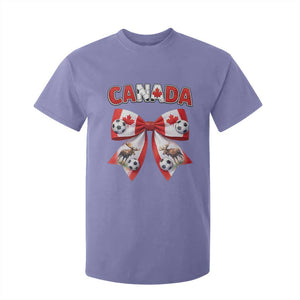 Proud Canadian National Soccer Lover T Shirt For Kid Football Fan Gift TS12 Violet Print Your Wear