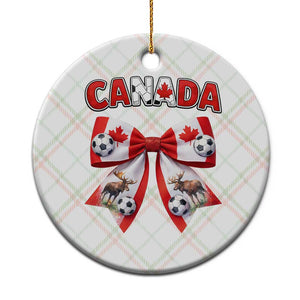 Proud Canadian National Soccer Lover Ceramic Ornament Football Fan Gift TS12 1pc Christmas Plaid Print Your Wear