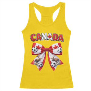 Proud Canadian National Soccer Lover Racerback Tank Top Football Fan Gift TS12 Daisy Print Your Wear
