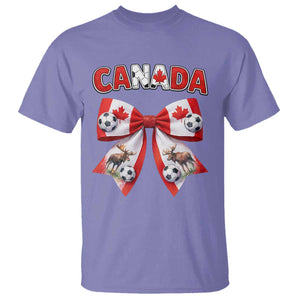 Proud Canadian National Soccer Lover T Shirt Football Fan Gift TS12 Violet Print Your Wear