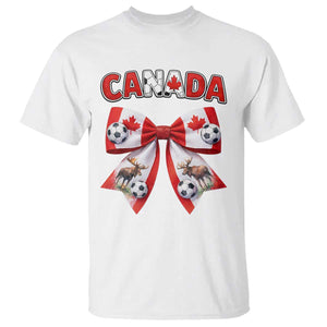 Proud Canadian National Soccer Lover T Shirt Football Fan Gift TS12 White Print Your Wear