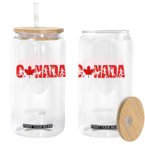 Canada National Soccer Lover Glass Can Proud Canadian Fan Gift TS12 Print Your Wear