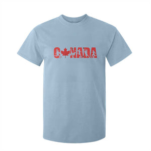 Canada National Soccer Lover T Shirt For Kid Proud Canadian Fan Gift TS12 Light Blue Print Your Wear