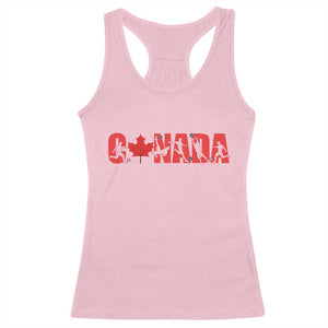 Canada National Soccer Lover Racerback Tank Top Proud Canadian Fan Gift TS12 Light Pink Print Your Wear