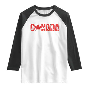 Canada National Soccer Lover Raglan Shirt Proud Canadian Fan Gift TS12 White Black Print Your Wear