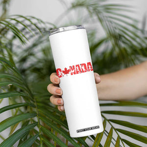 Canada National Soccer Lover Skinny Tumbler Proud Canadian Fan Gift TS12 Print Your Wear