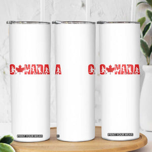 Canada National Soccer Lover Skinny Tumbler Proud Canadian Fan Gift TS12 Print Your Wear