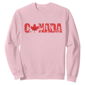 Canada National Soccer Lover Sweatshirt Proud Canadian Fan Gift TS12 Light Pink Print Your Wear