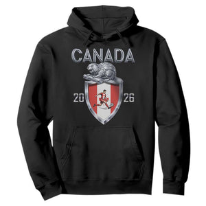 Canada National Soccer Fan Hoodie Proud Canadian Gift TS12 Black Print Your Wear