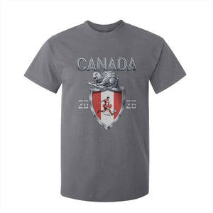Canada National Soccer Fan T Shirt For Kid Proud Canadian Gift TS12 Charcoal Print Your Wear