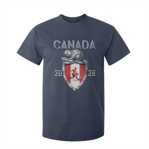 Canada National Soccer Fan T Shirt For Kid Proud Canadian Gift TS12 Navy Print Your Wear