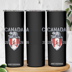 Canada National Soccer Fan Skinny Tumbler Proud Canadian Gift TS12 Print Your Wear