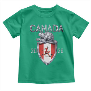 Canada National Soccer Fan Toddler T Shirt Proud Canadian Gift TS12 Irish Green Print Your Wear