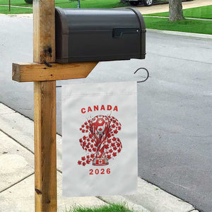Proud Canada National Soccer Fan 2026 Patriotic Gift Garden Flag TS12 Print Your Wear