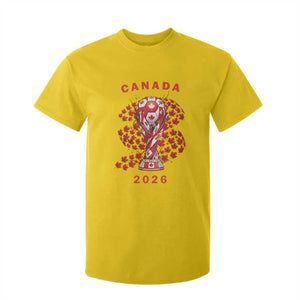 Proud Canada National Soccer Fan 2026 Patriotic Gift T Shirt For Kid TS12 Daisy Print Your Wear