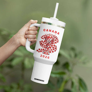 Proud Canada National Soccer Fan 2026 Patriotic Gift Tumbler With Handle TS12 Print Your Wear