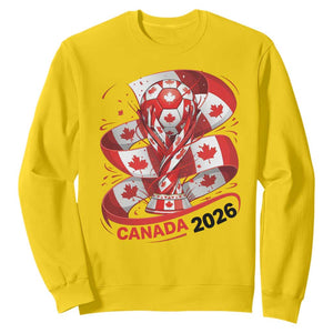 Canada Soccer Fan Sweatshirt International Football Lover Gift TS12 Daisy Print Your Wear