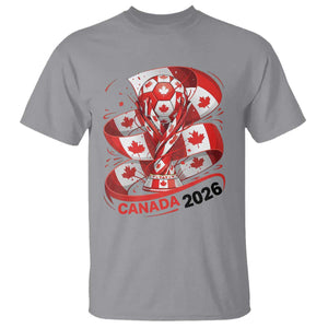 Canada Soccer Fan T Shirt International Football Lover Gift TS12 Sport Gray Print Your Wear