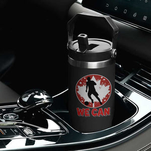 We Can Canada Soccer Flip Straw Tumbler Canadian Football Fan Pride TS12 Print Your Wear