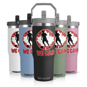 We Can Canada Soccer Flip Straw Tumbler Canadian Football Fan Pride TS12 Print Your Wear