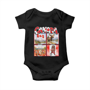 Proud Canada National Soccer Fan 2026 Gift Baby Onesie TS12 Black Print Your Wear