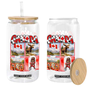 Proud Canada National Soccer Fan 2026 Gift Glass Can TS12 Print Your Wear